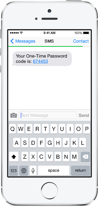 Out of band authentication SMS OTP